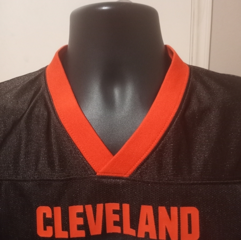 NFL Team Apparel Cleveland Browns Amari Cooper #2 Jersey Youth XL (16-18) Brown - Picture 2 of 11